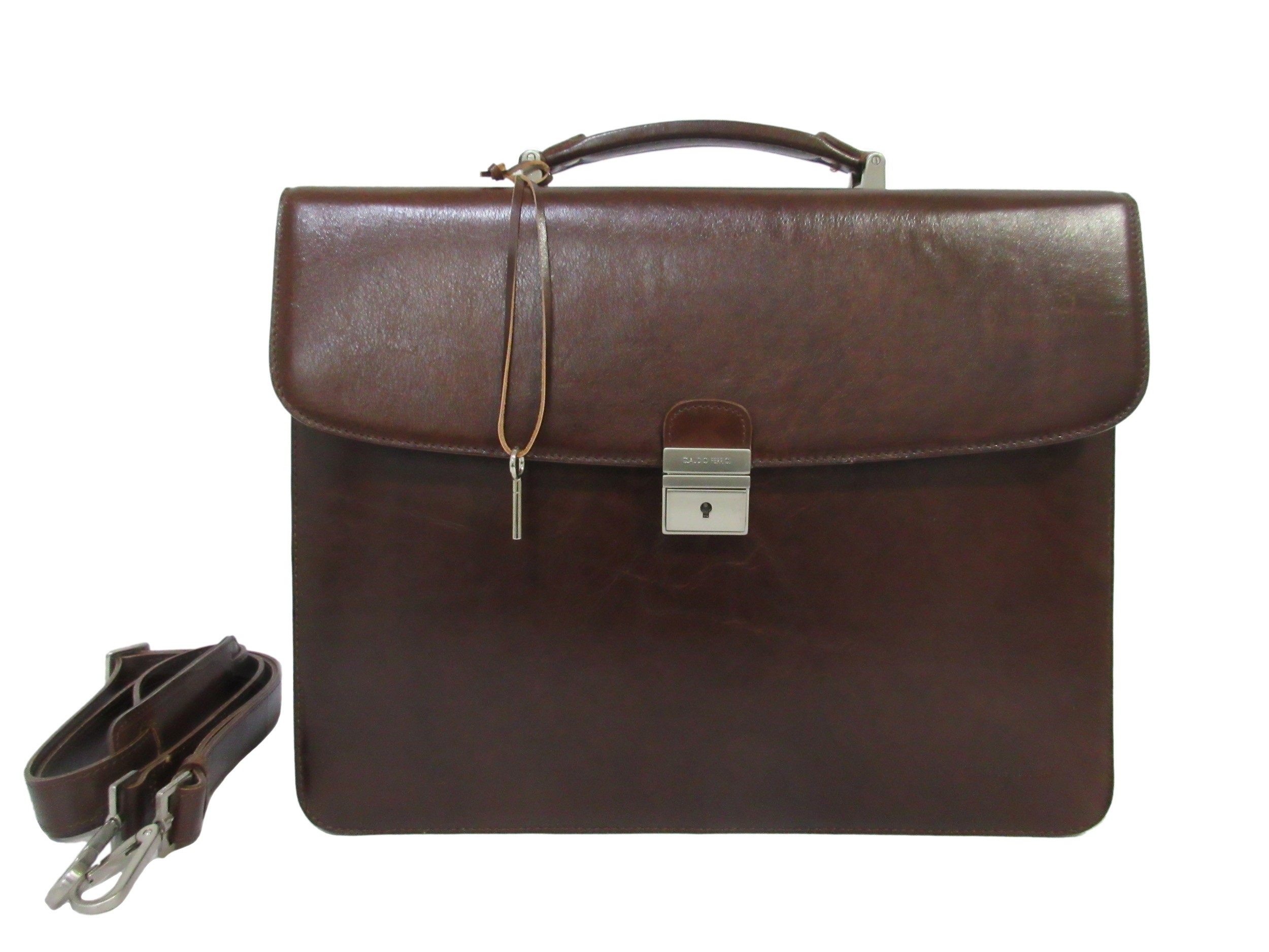 Claudio Ferrici 16012 Business Laptoptas Brown Legacy