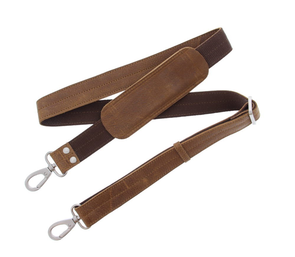 Plevier 482. Business Schoudertas Cognac Sandyford