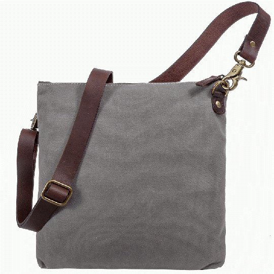 Saccoo Canvas 44416 Bern Schoudertas Grey