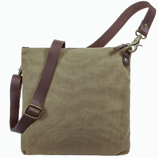 Saccoo Canvas 44416 Bern Schoudertas Khaki