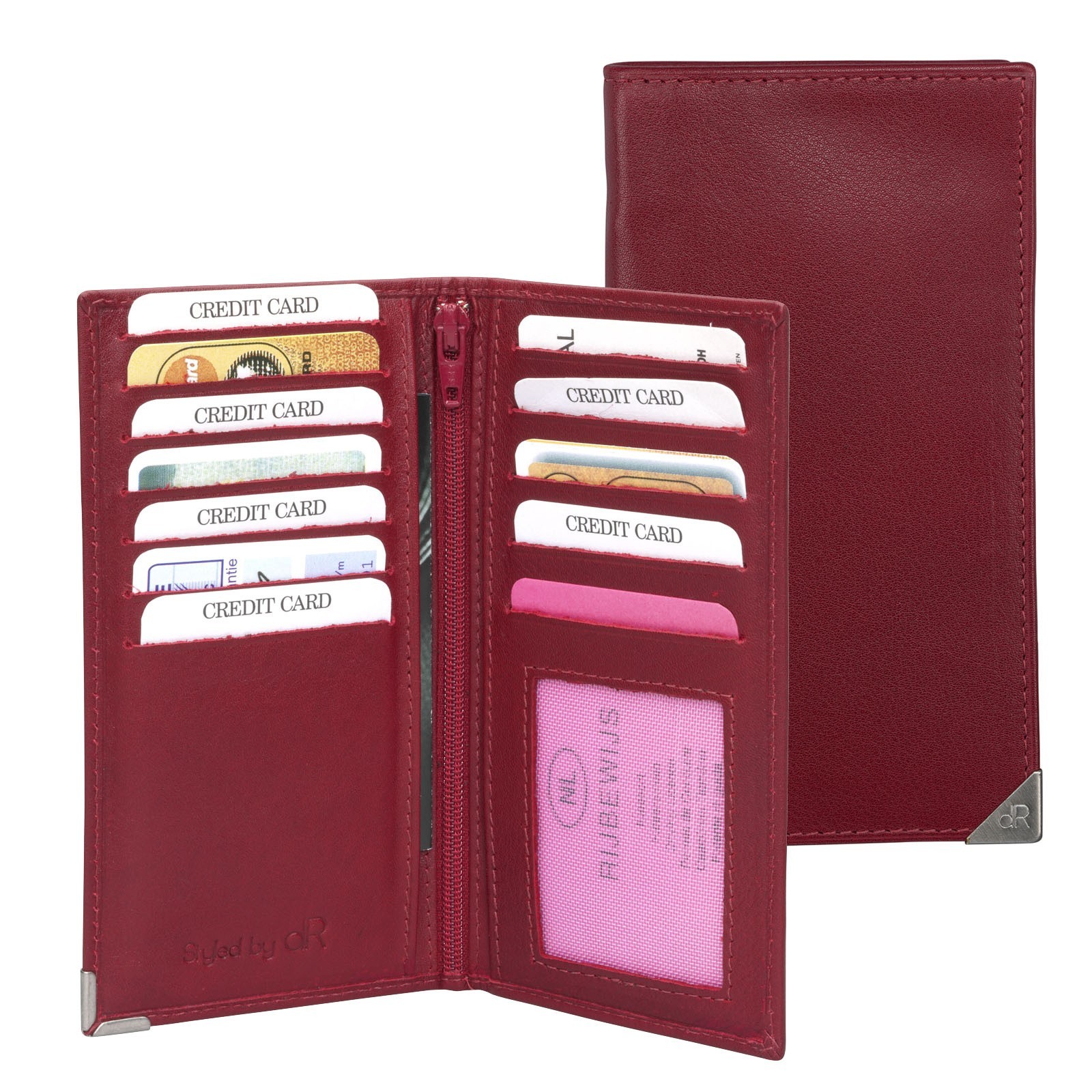 dR Amsterdam Creditcard-etui 15691 Rood
