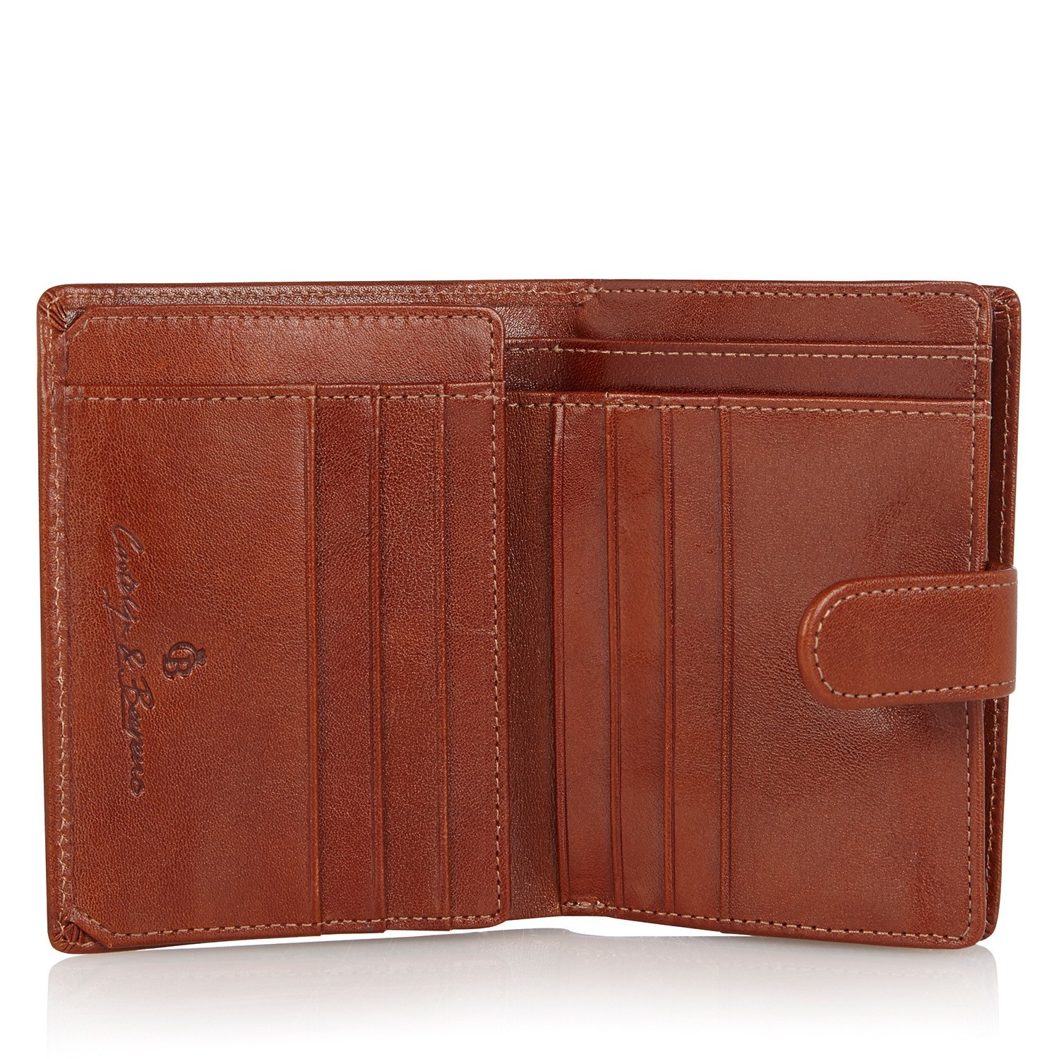 Castelijn & Beerens 42 5420 Rits Portemonnee Cognac