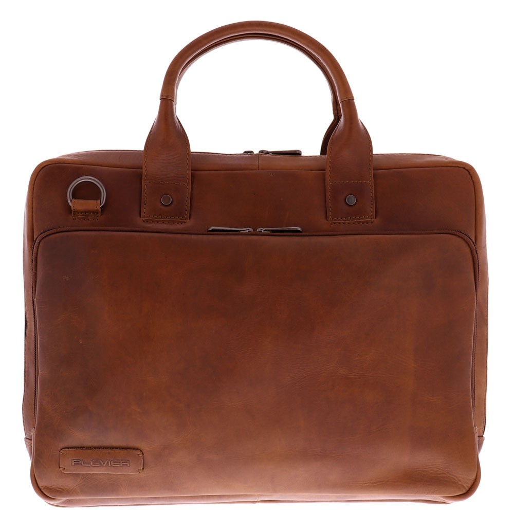 Plevier 852 Business Schoudertas Bruin Radar