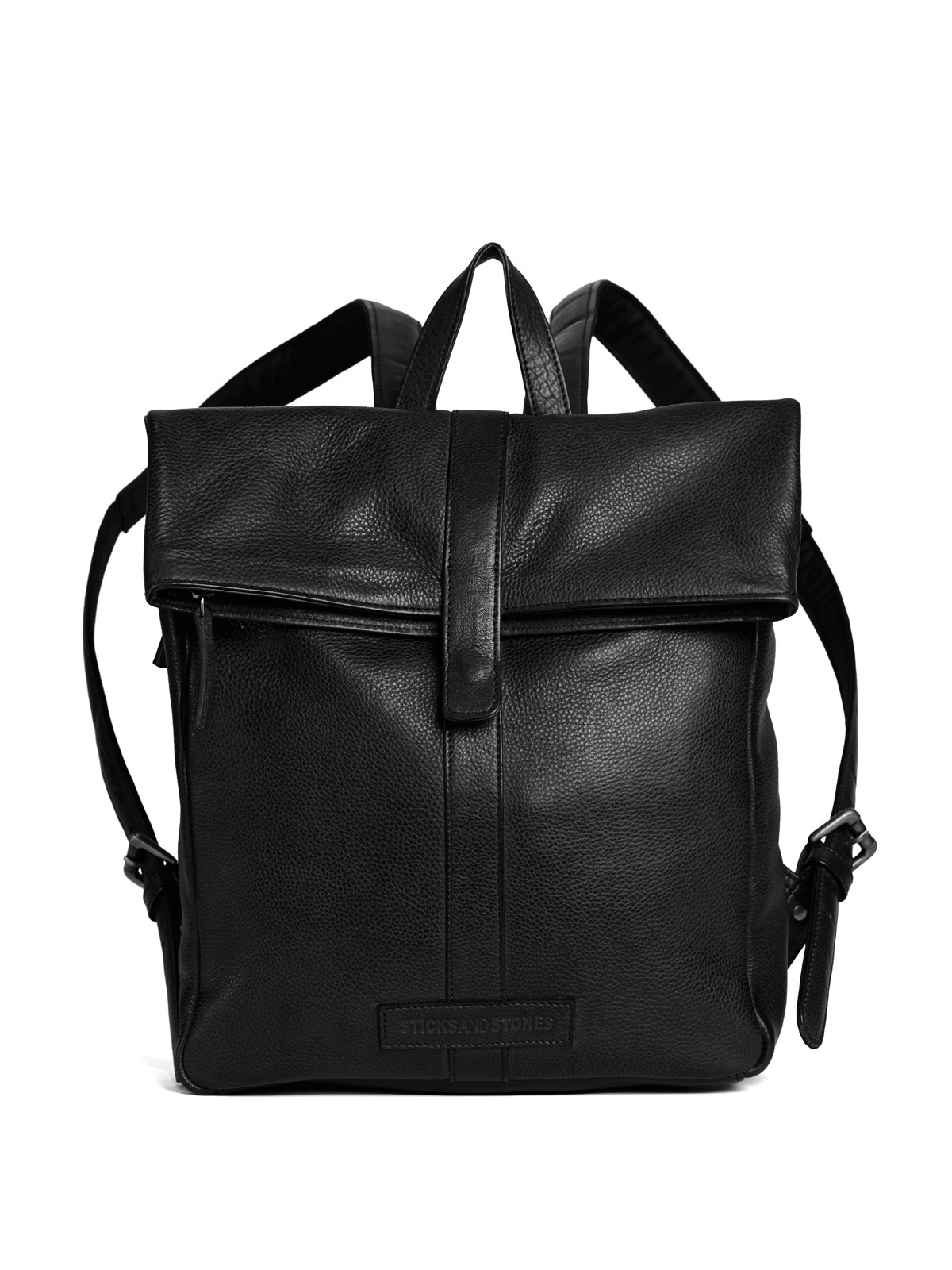 Sticks and Stones Courier Backpack Vegetable Tan Black