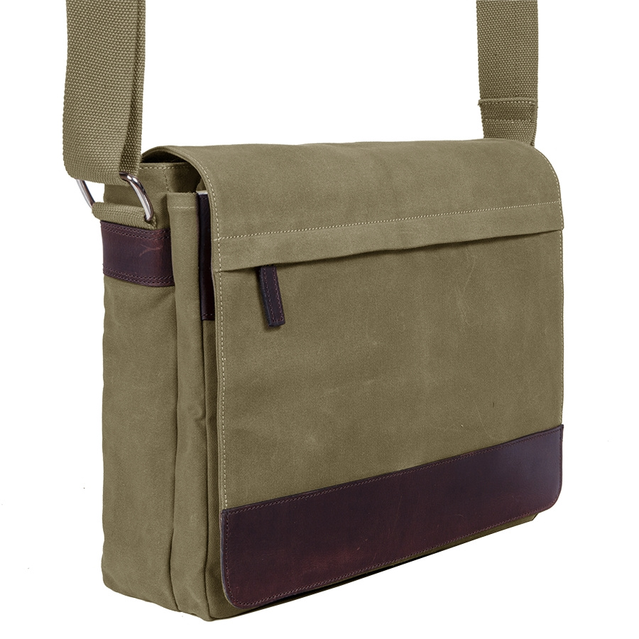 Saccoo Canvas 44420 Vienna A-4 Tas Khaki