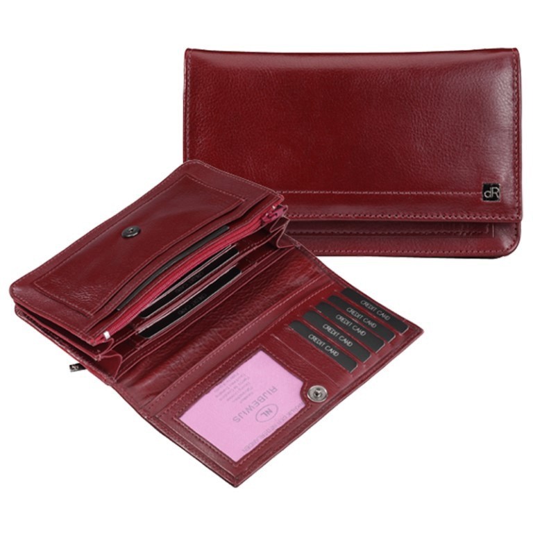 dR Amsterdam Damesportemonnee 118102 Rood