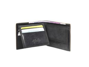 dR Amsterdam Billfold 91524 Zwart