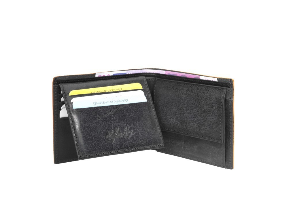 dR Amsterdam Billfold 91524 Zwart
