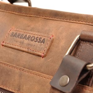Barbarossa Ruvido 826-130 Single Section Businessbag Coffee