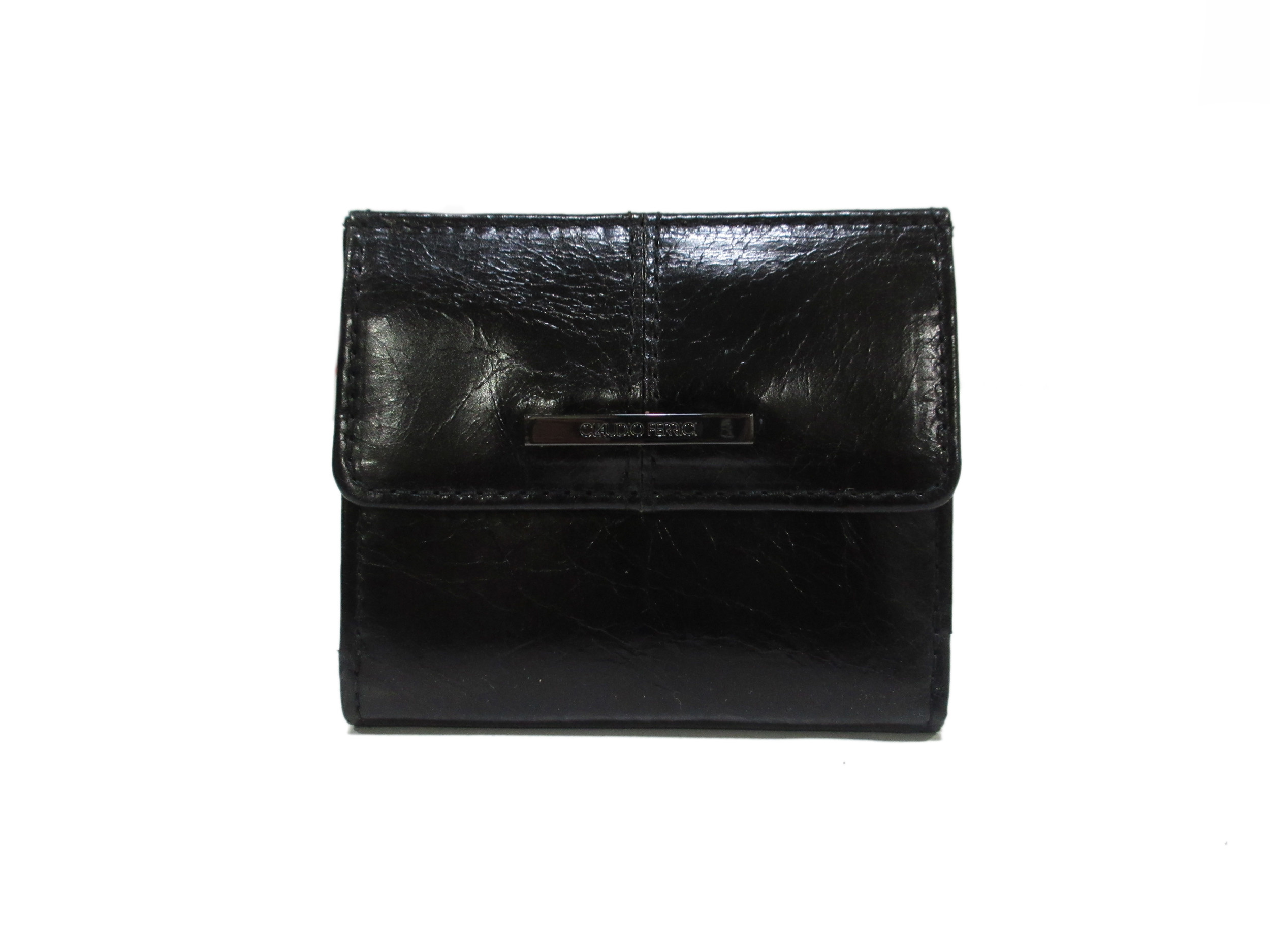 Claudio Ferrici 22901 Portemonnee Zwart Pelle Vecchia