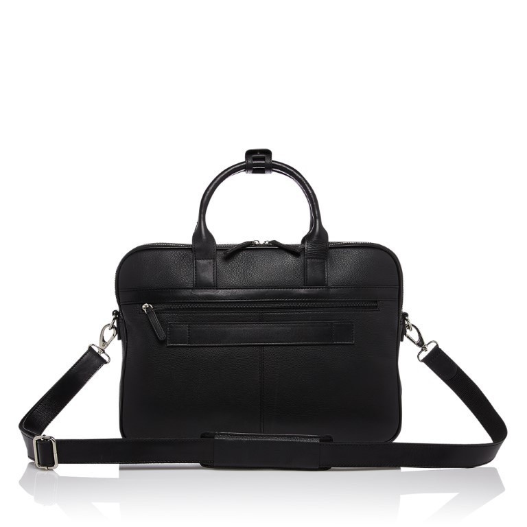 Castelijn & Beerens, 69 9476 Laptop bag double zip 15,6" + tablet Zwart