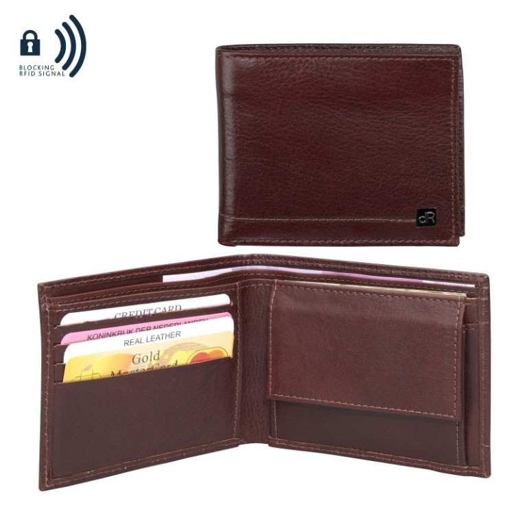 dR Amsterdam Billfold 118581 Chestnut