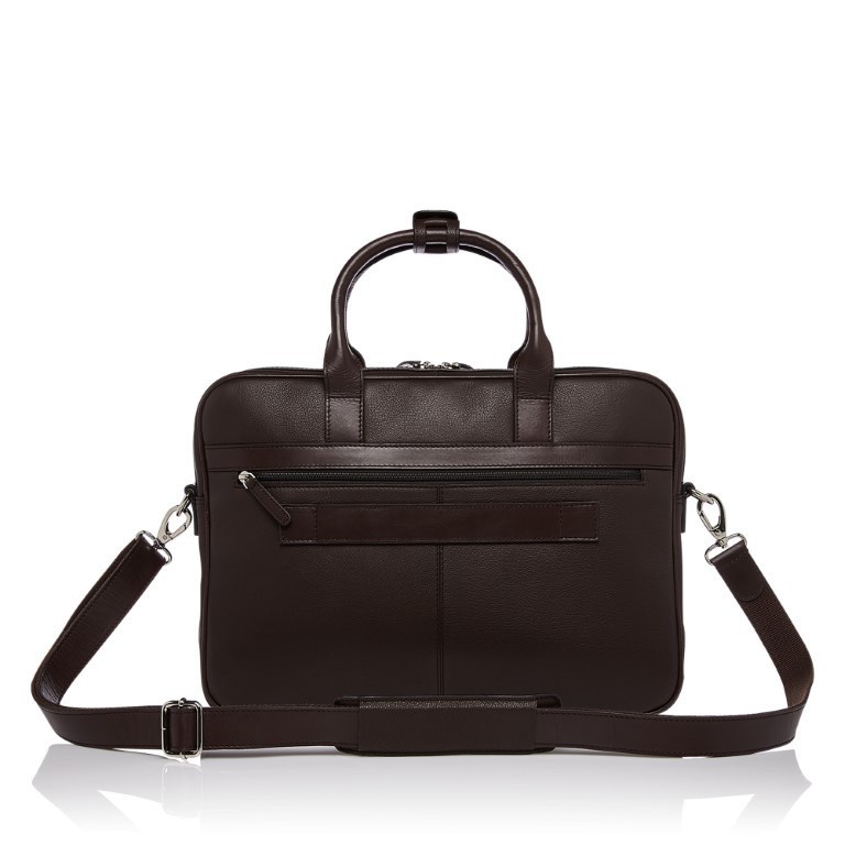 Castelijn & Beerens, 69 9472 Laptop bag single zip 15,6" + tablet Mocca