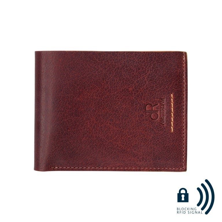 dR Amsterdam Billfold 91524 Bruin