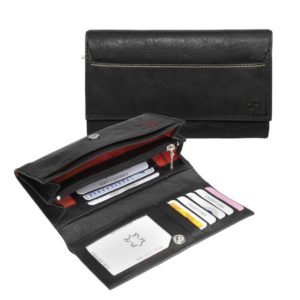 dR Amsterdam Damesportemonnee 78159 Zwart