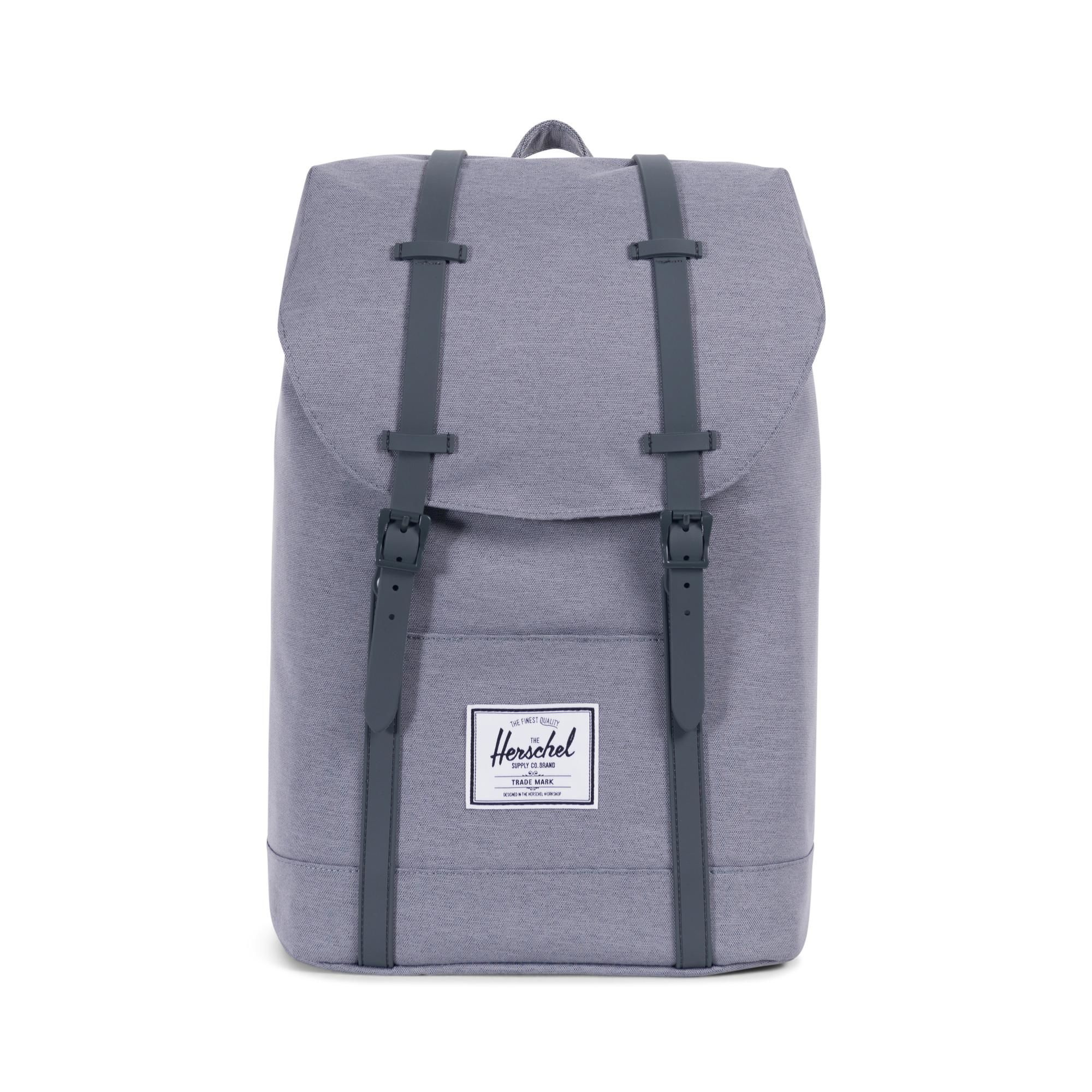 Herschel Rugtas Retreat Grey Crosshatch