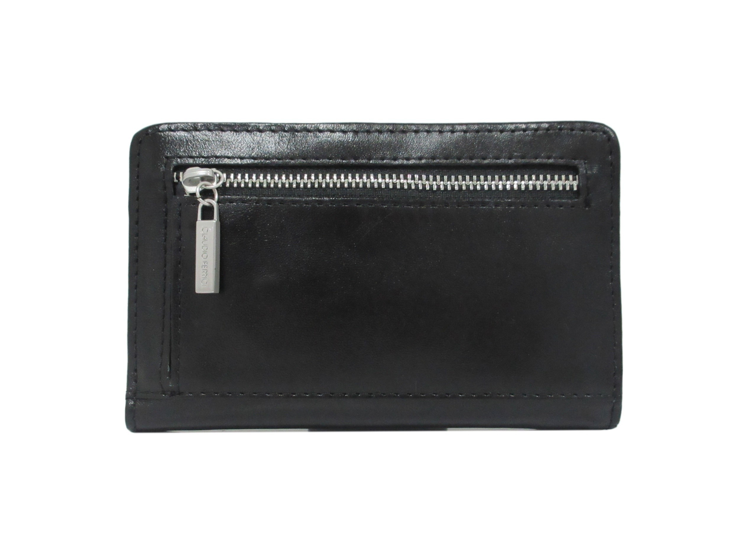 Claudio Ferrici Classico portemonnee mini Black