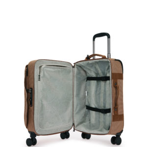 Kipling Reistas 4 wielen Spontaneous S Dotted Dark Beige