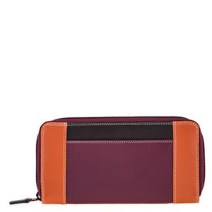 My Walit 329 8C/C Zip Around Purse W/Back Zip Chianti