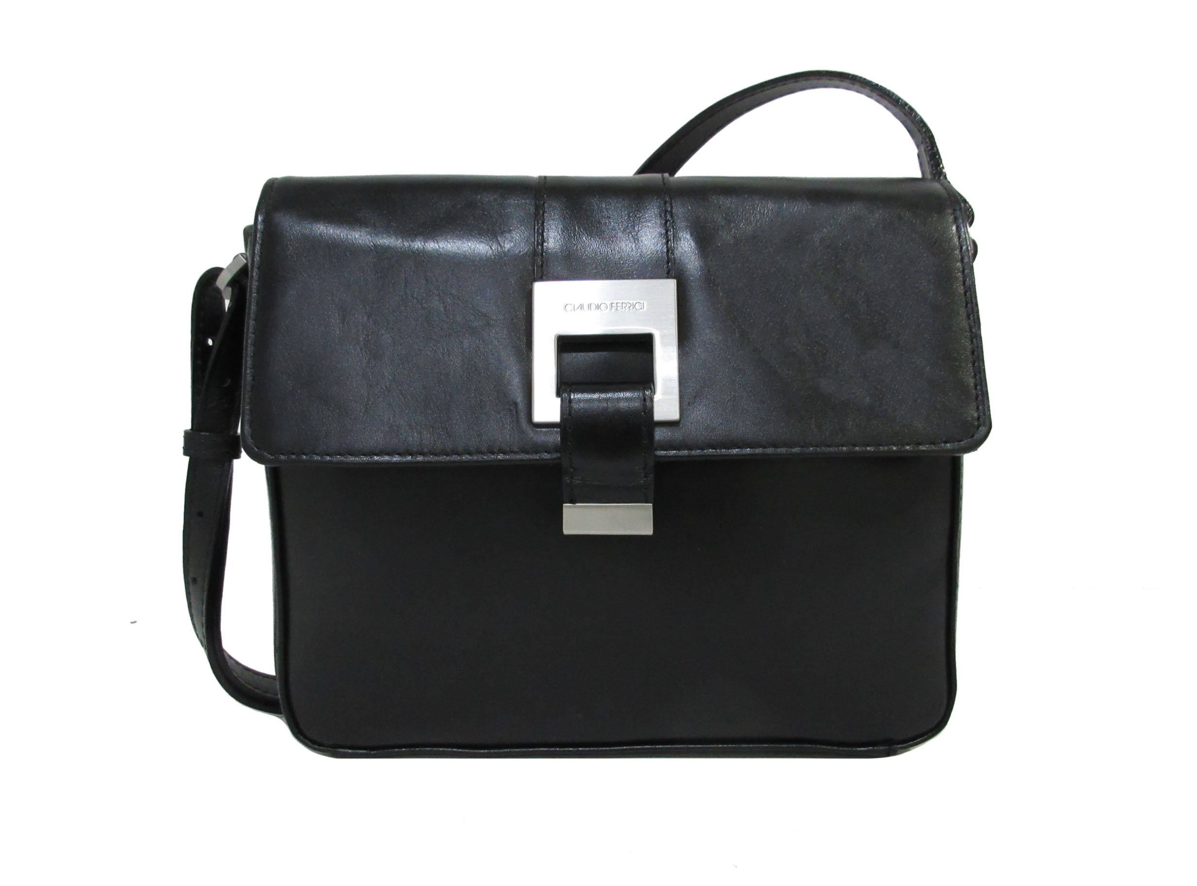 Claudio Ferrici 18051 Schoudertas Zwart Classico
