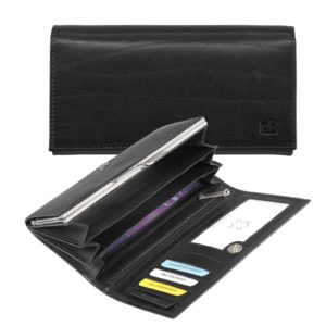 dR Amsterdam Damesportemonnee 2112 Zwart