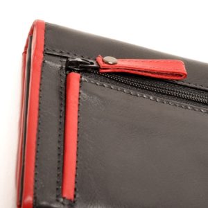 Berba Soft 001-303 Ladies Wallet Black-Red