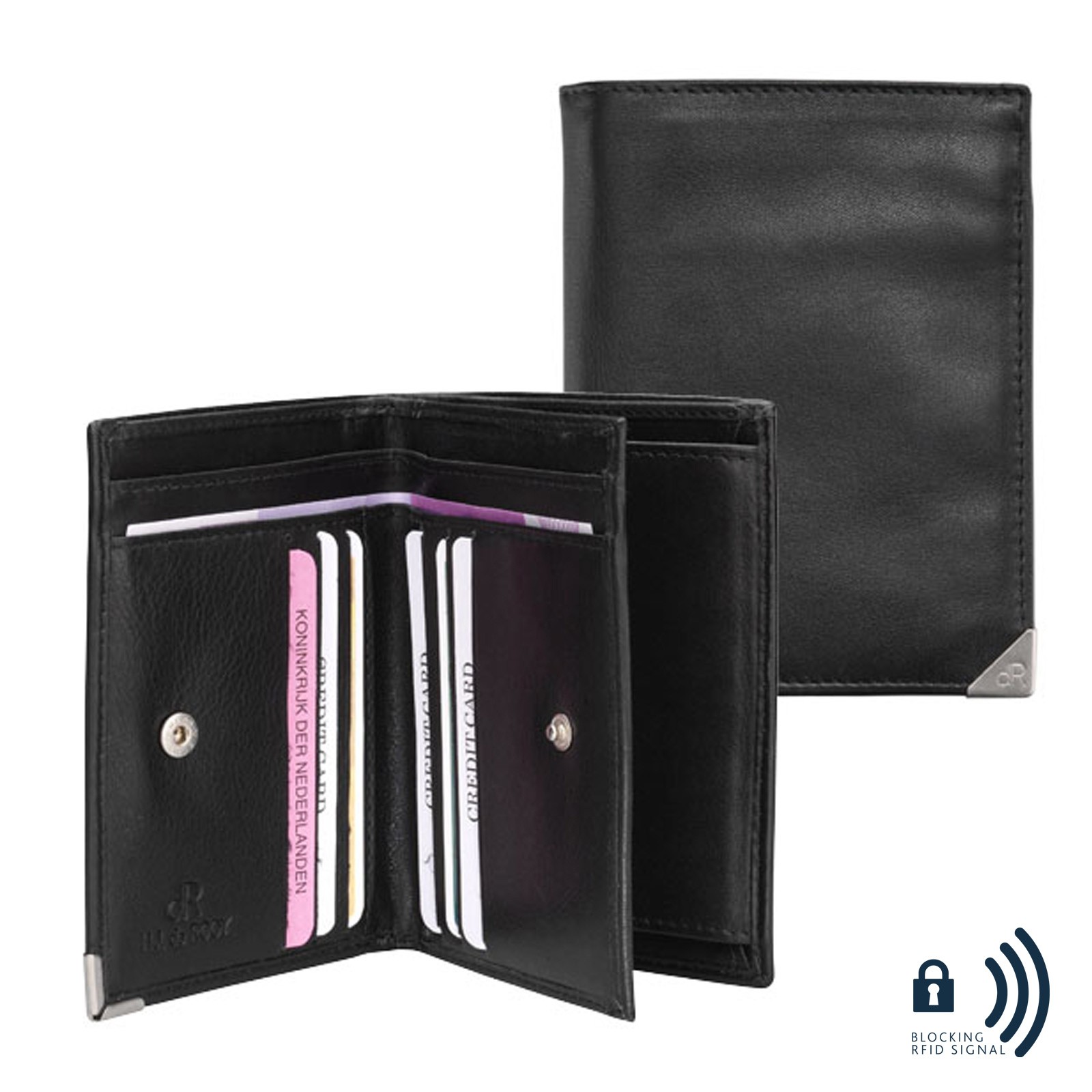 dR Amsterdam Portefeuille 15780 Zwart