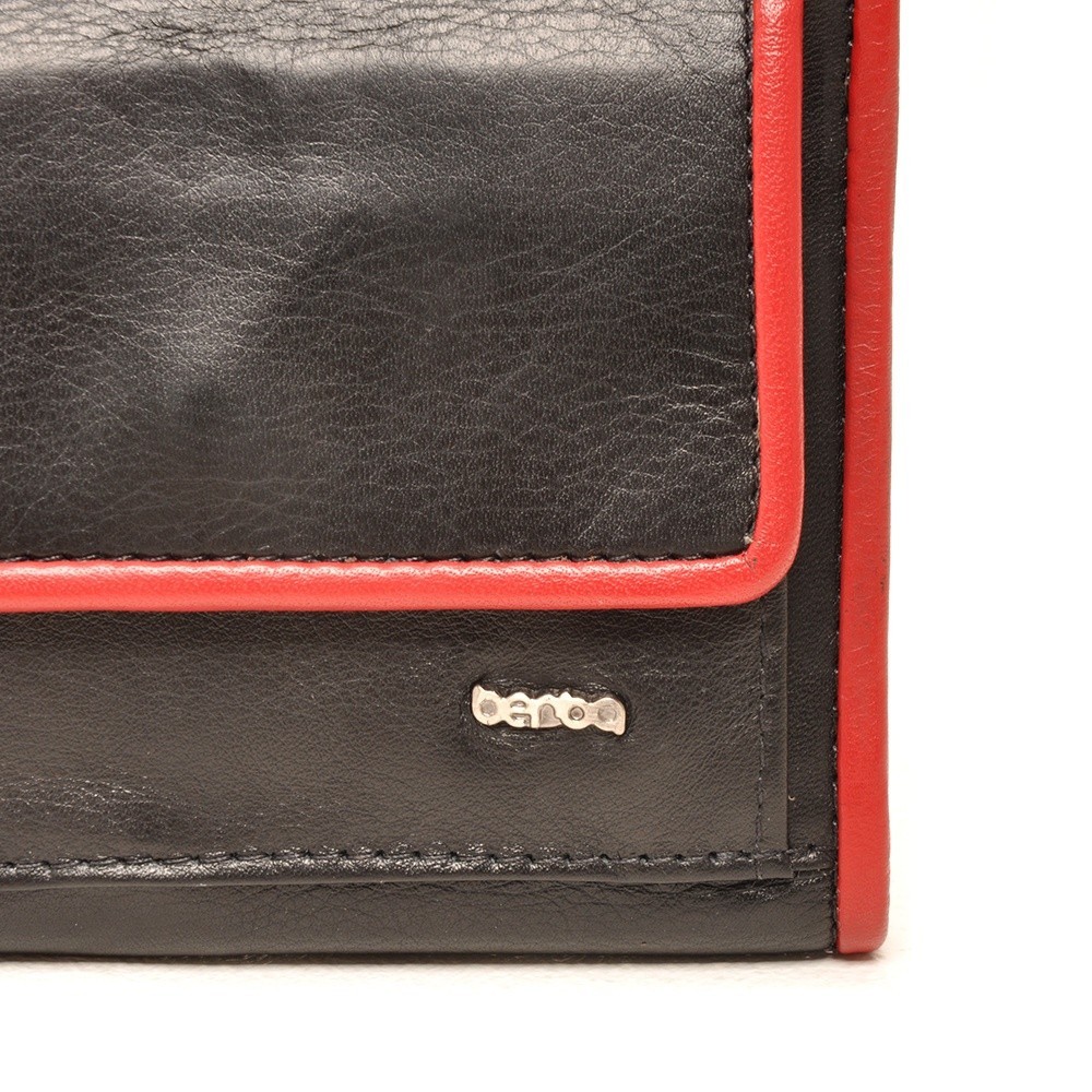 Berba Soft 001-411 Ladies Billfold Black-Red