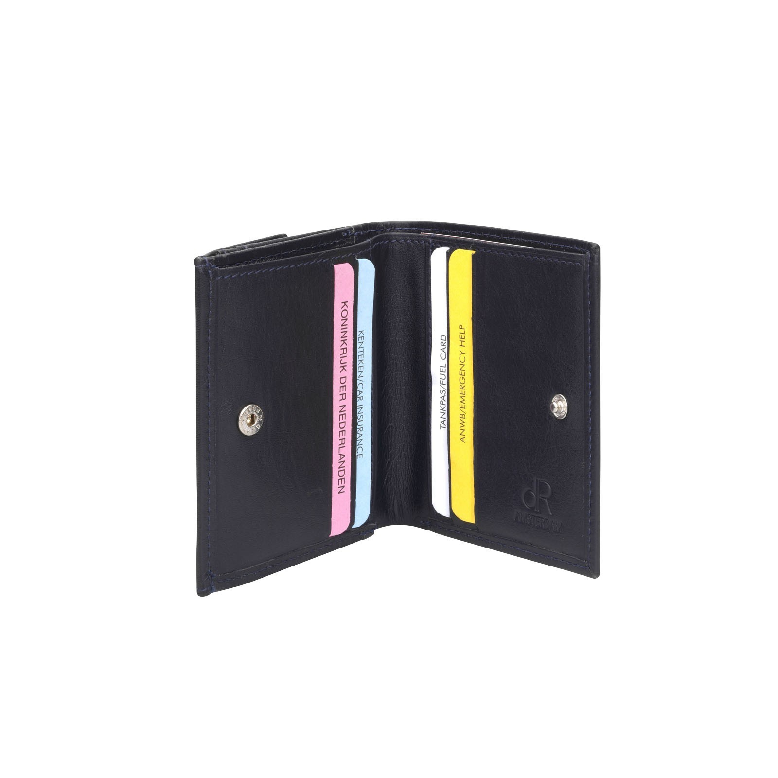 dR Amsterdam Billfold 15535 Blauw