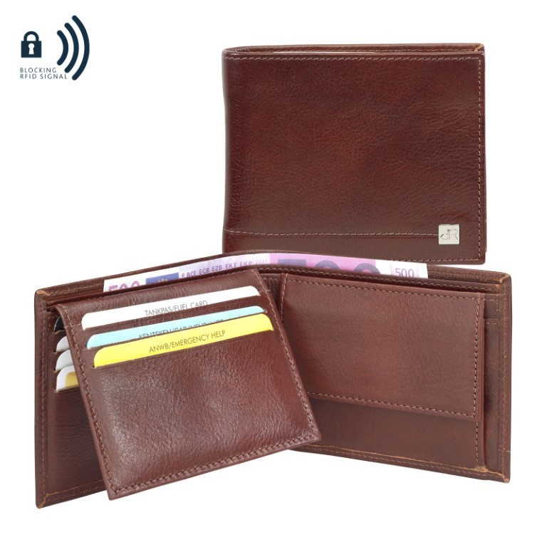dR Amsterdam Billfold 118524 Chestnut