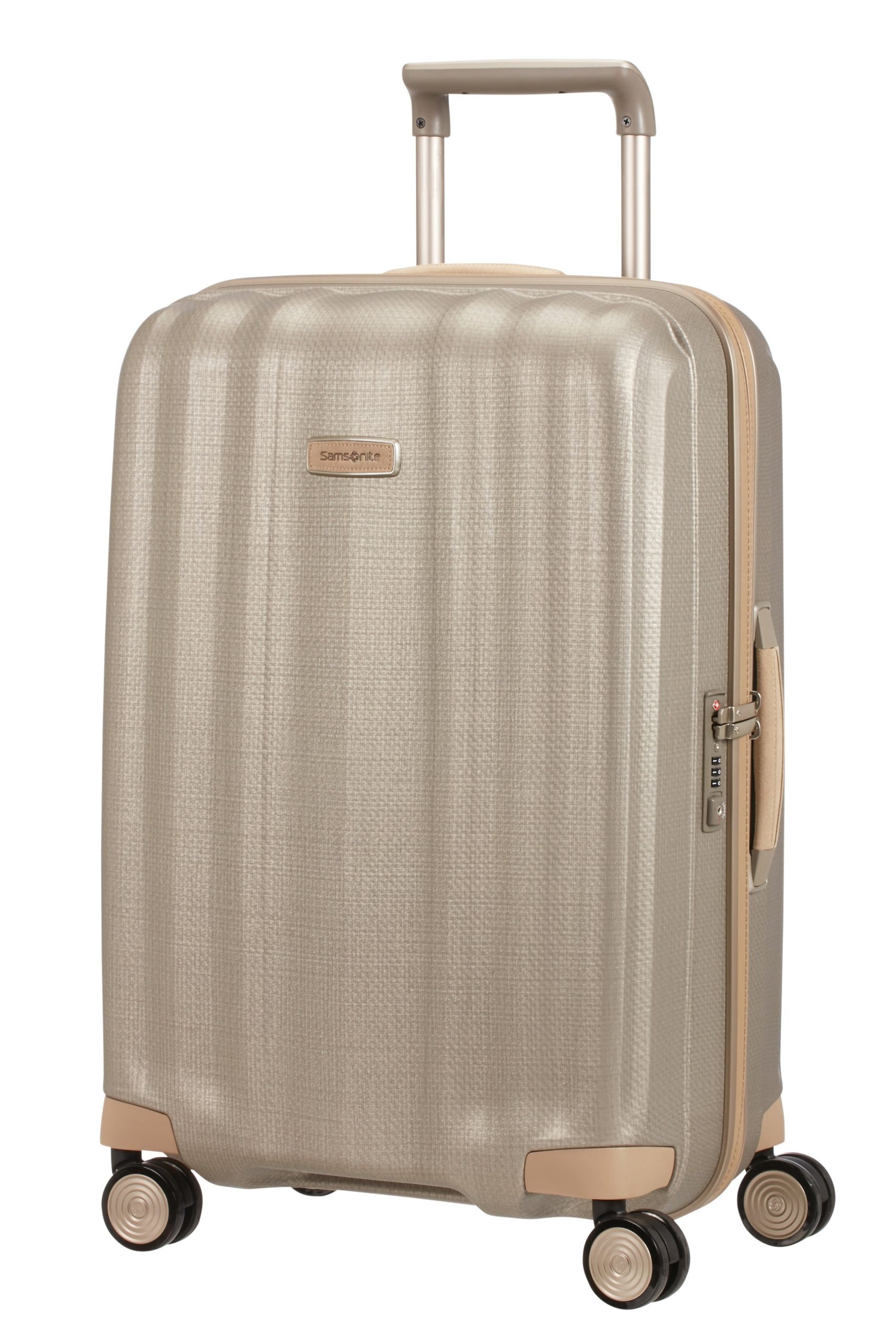 Samsonite Lite-Cube Prime Spinner 68/25 Matte Ivory Gold