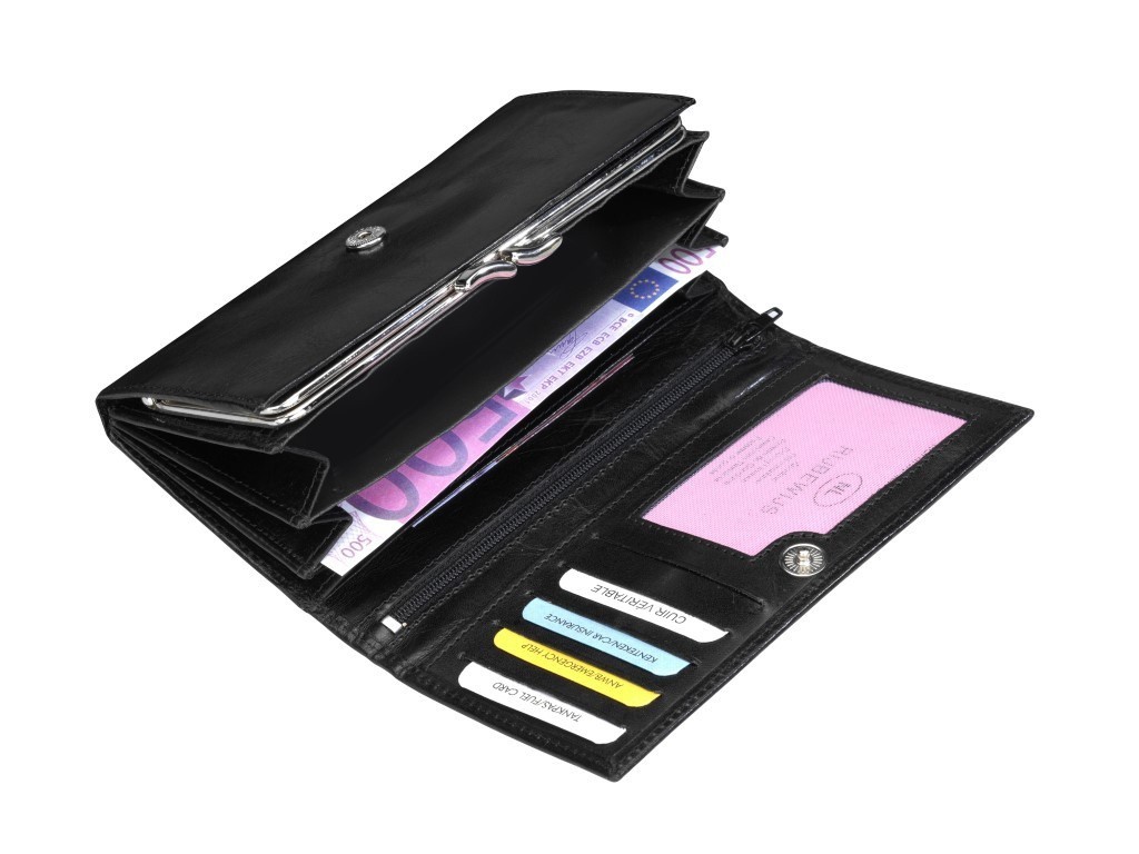 dR Amsterdam Damesportemonnee 30112 Zwart