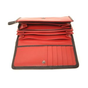 Berba Soft 001-203 Ladies Wallet Red-Black