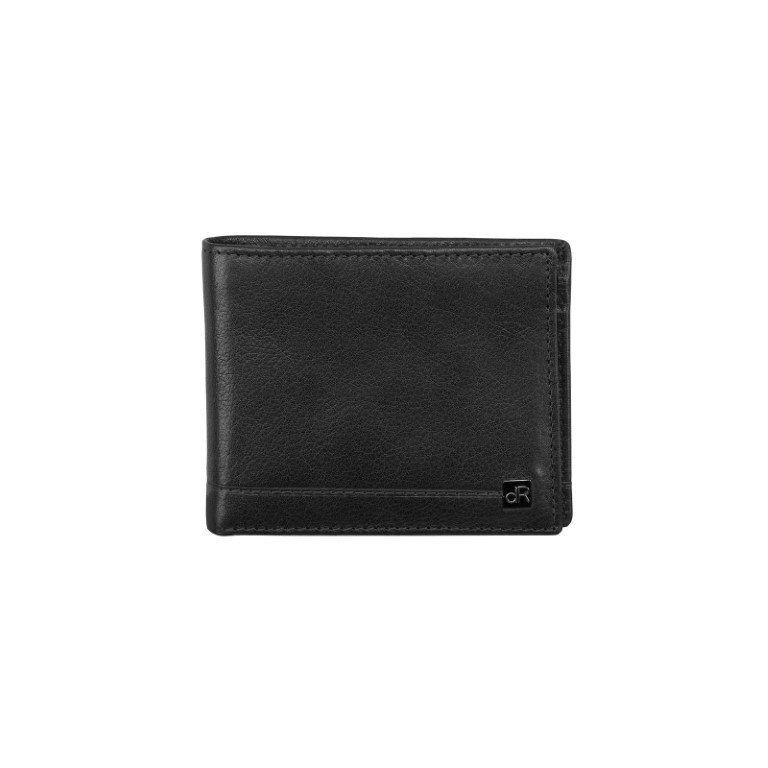 dR Amsterdam Billfold 118581 Zwart