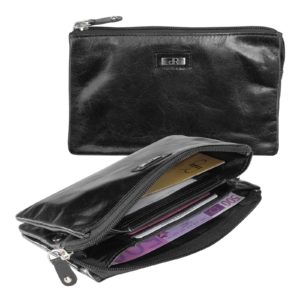 dR Amsterdam Dames Portemonnee 48638 zwart