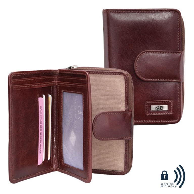 dR Amsterdam Damesportemonnee 48123 Chestnut
