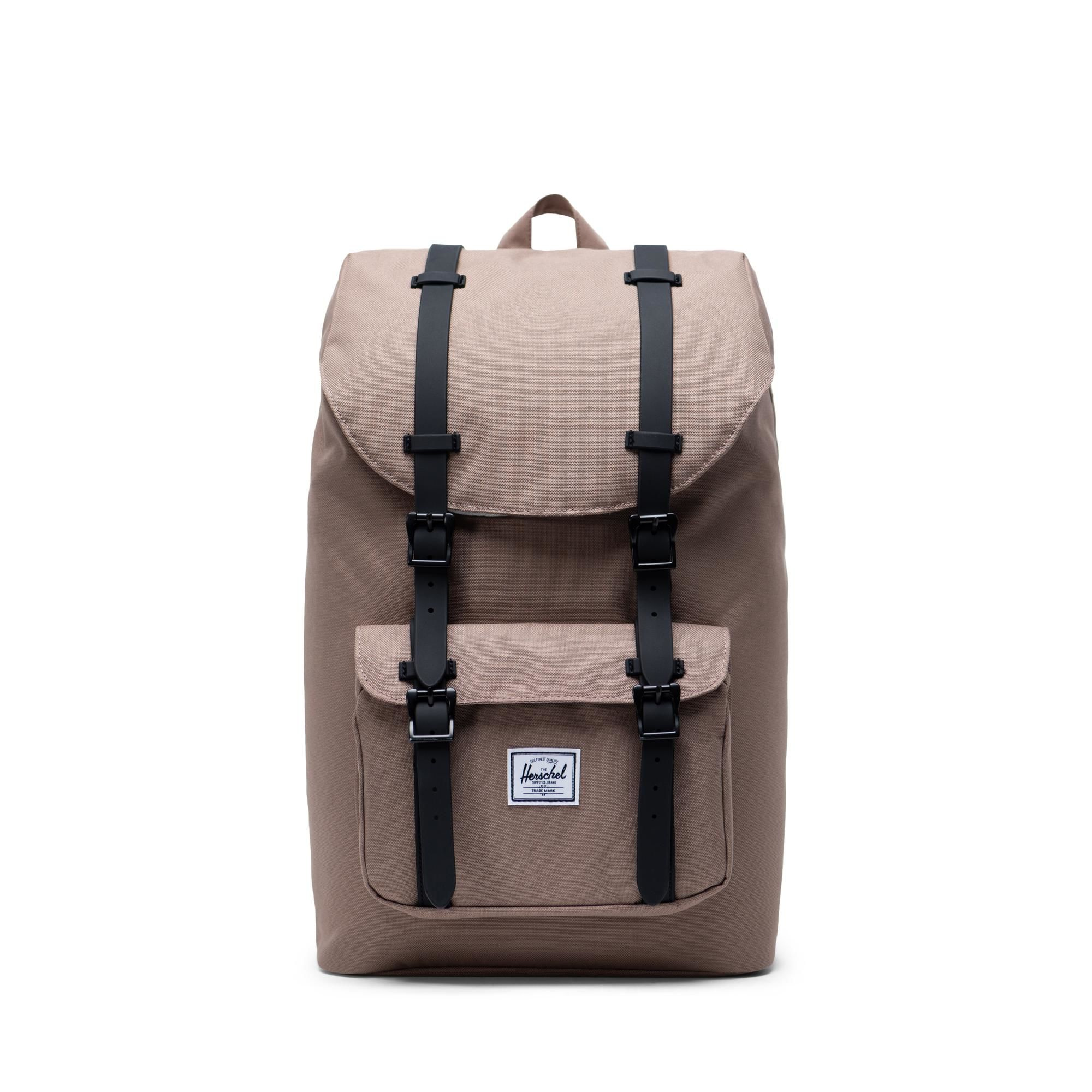 Herschel Rugtas Little America Mid Volume Pinebark Black