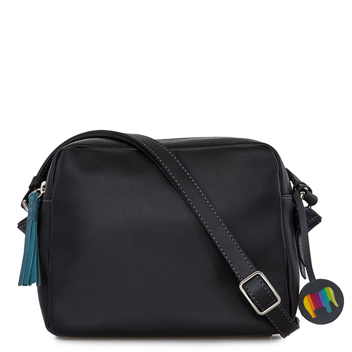 My Walit 2100 Double Zip Cross Body Black