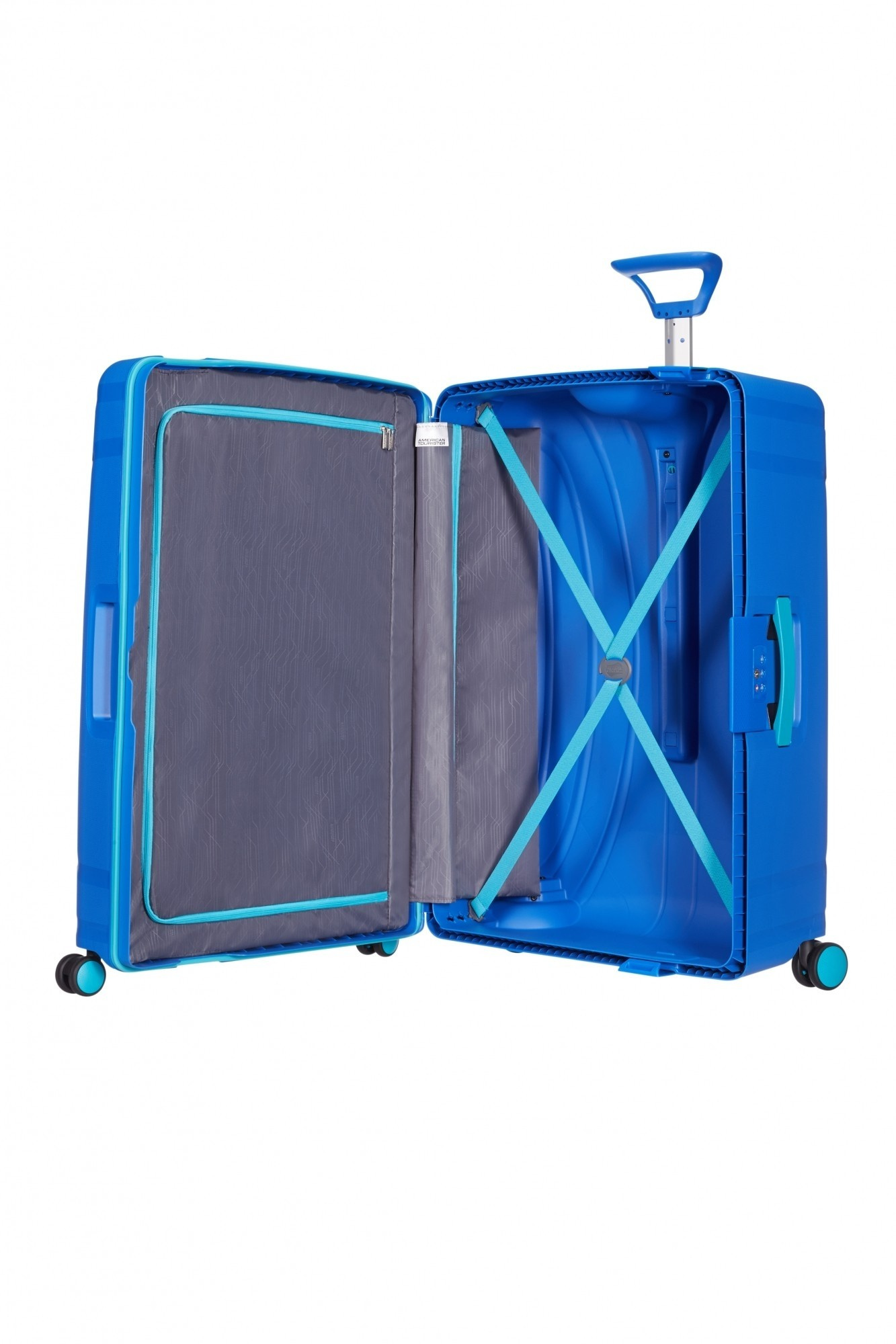 American Tourister Lock'N'Roll Spinner 69/25 Skydiver Blue