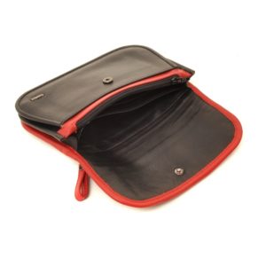 Berba Soft 001-165 Ladies Wallet Black-Red