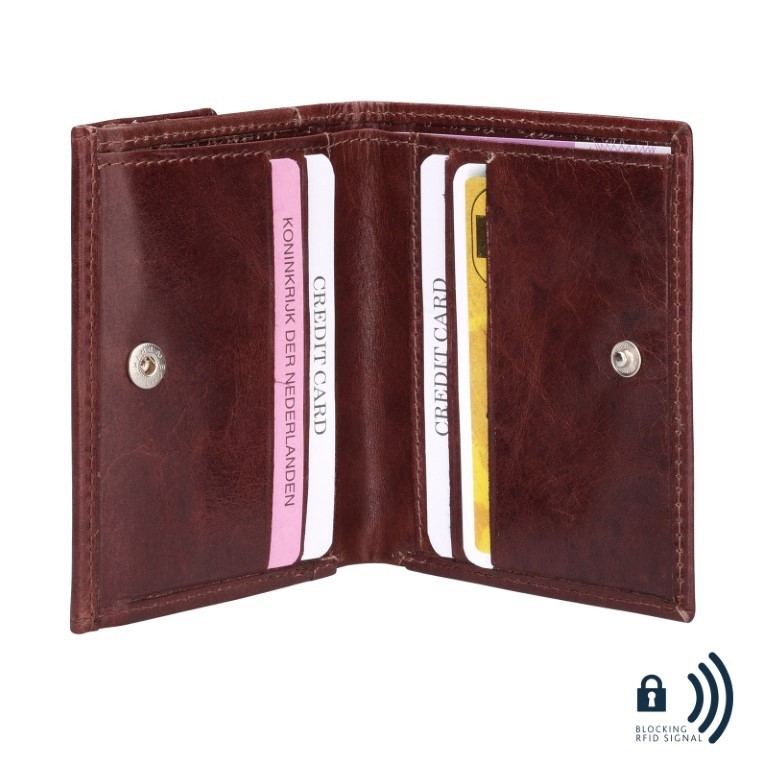 dR Amsterdam Billfold 48535 Chestnut