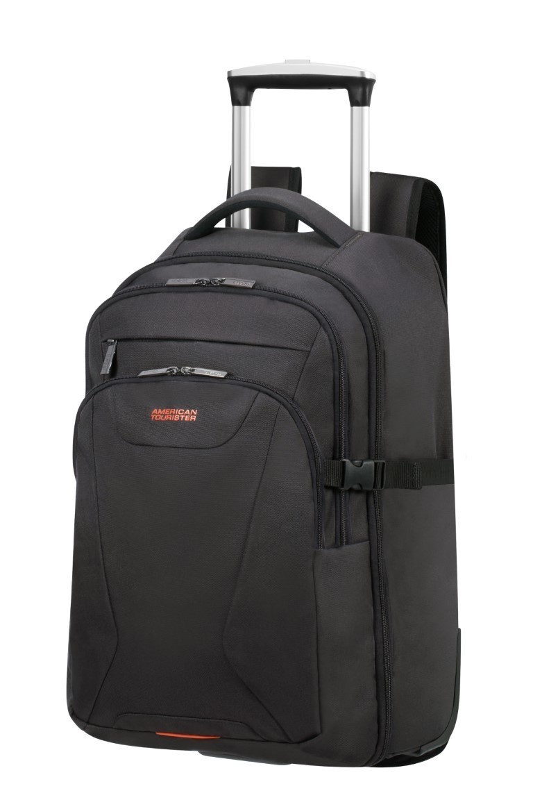 American Tourister At Work Laptop Backpack/WH 15.6" Black/Orange
