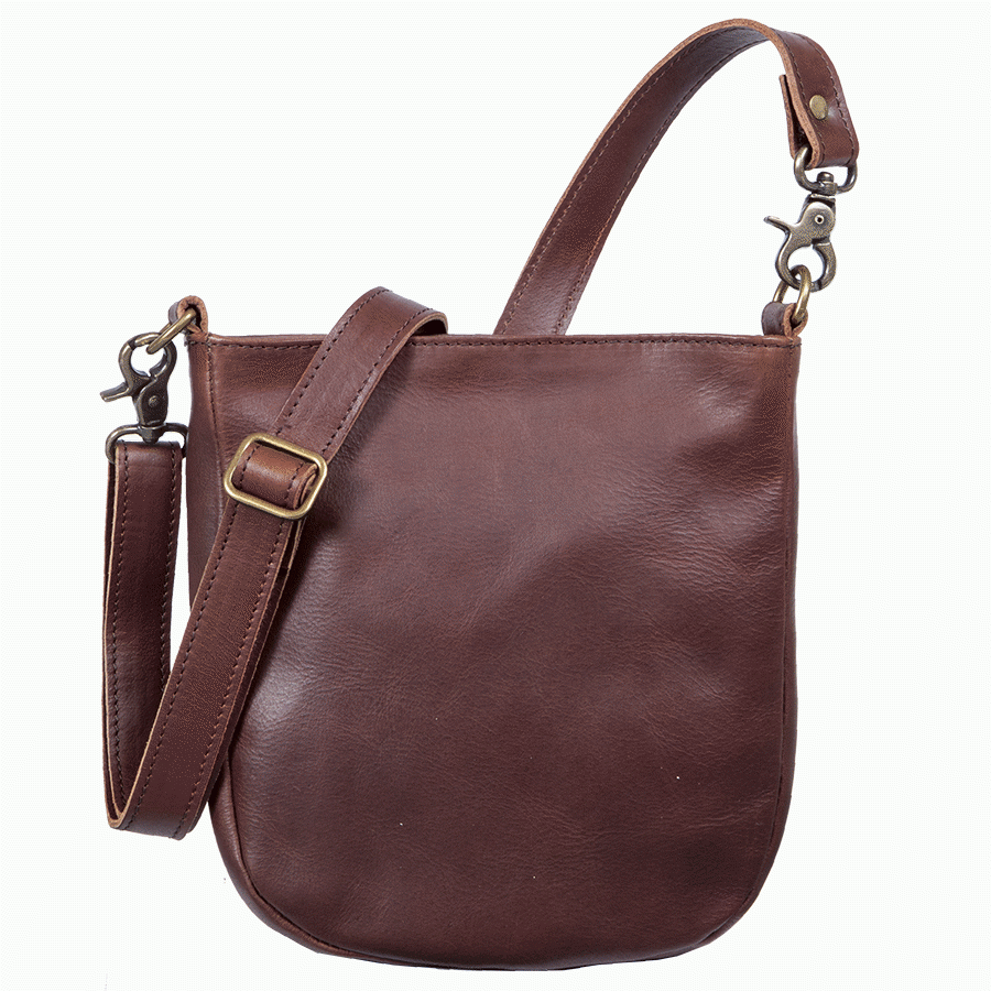 Saccoo Milano 54417 Halle M Schoudertas Chestnut