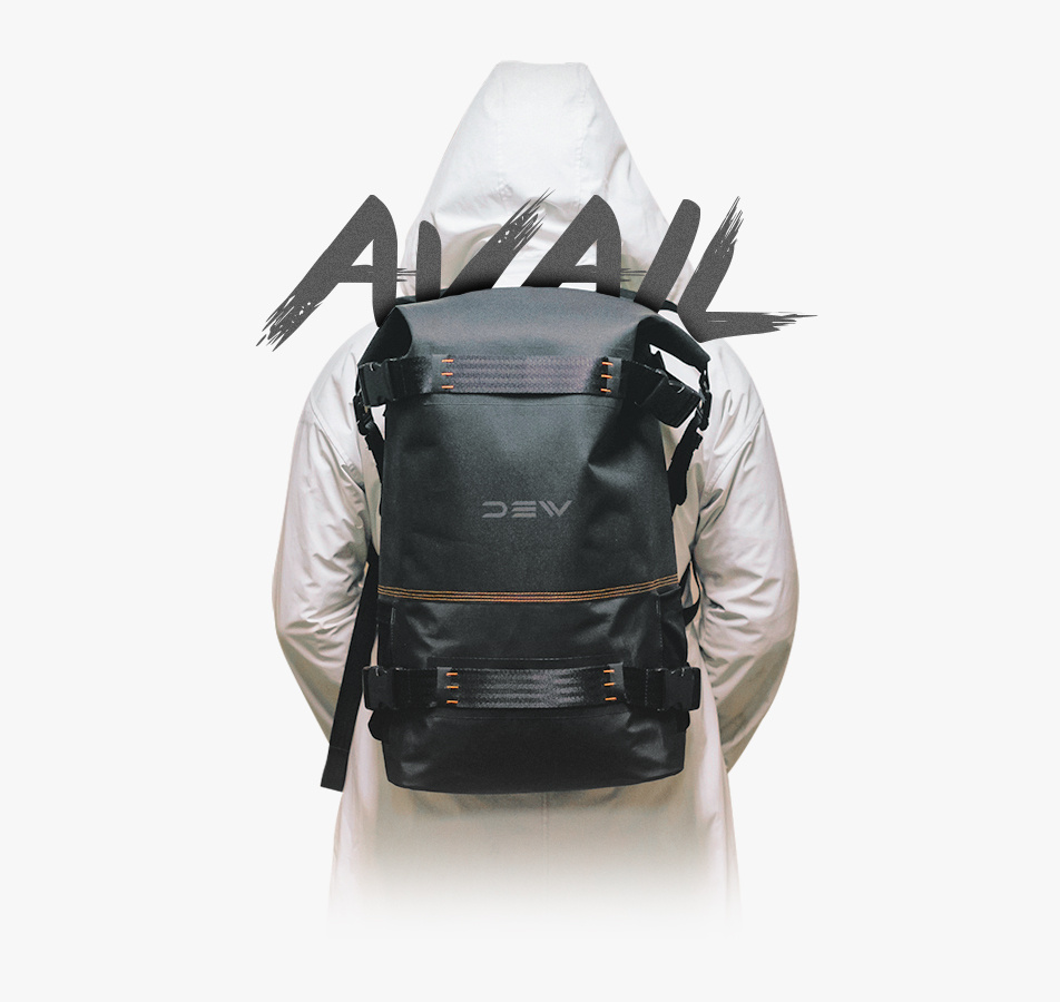 DEW Rugtas Avail 25 Pavement Black