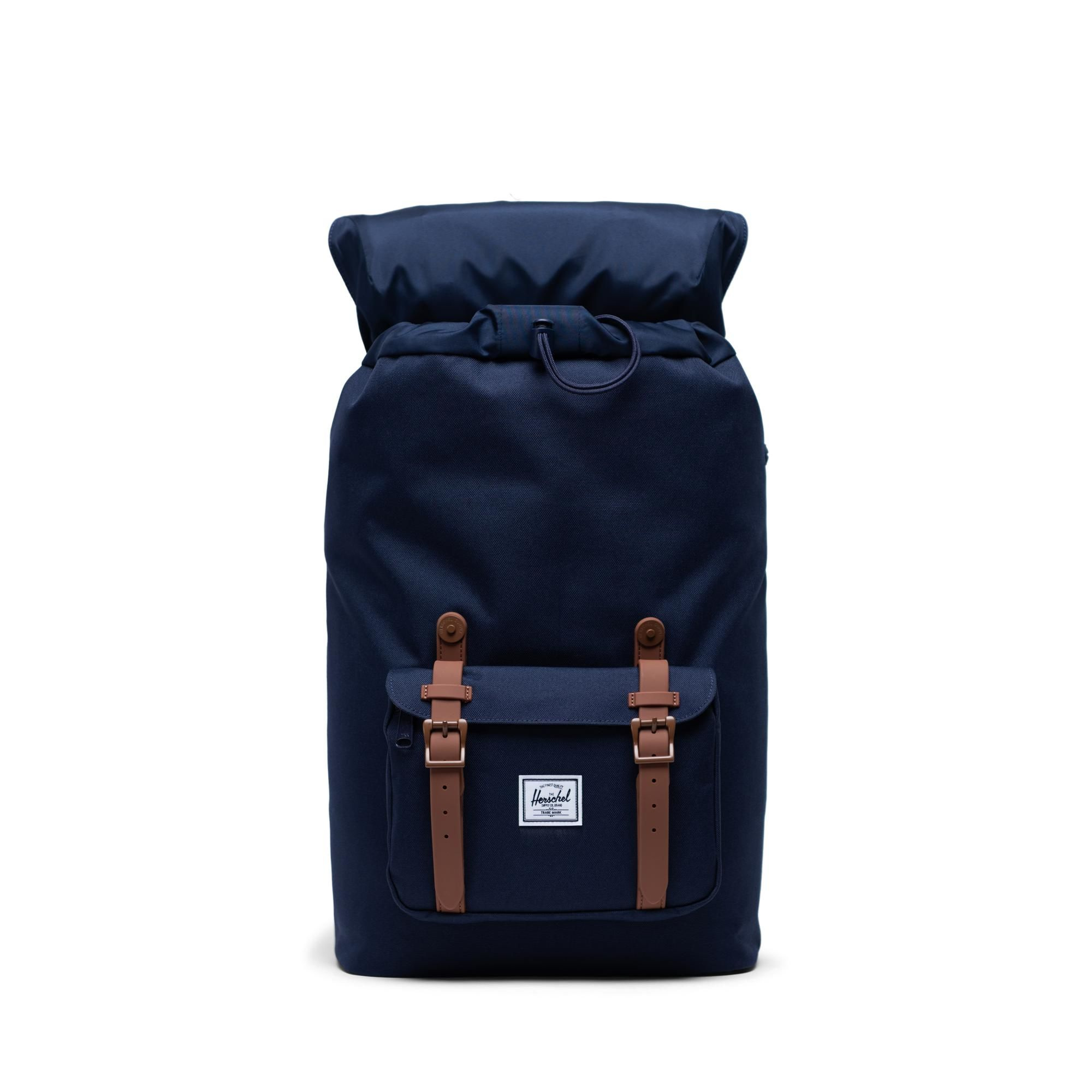 Herschel Rugtas Little America Mid Volume Peacoat Saddle Brown