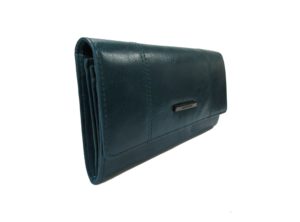 Claudio Ferrici 22047 Portemonnee Teal Pelle Vecchia