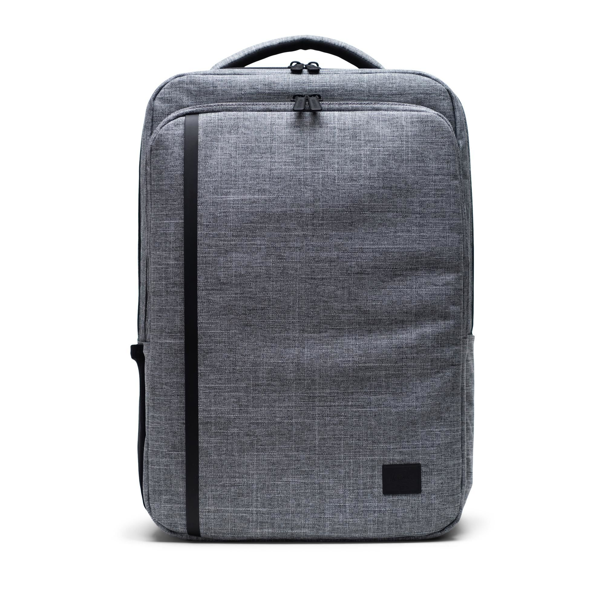 Herschel Rugtas Travel Backpack  Raven Crosshatch