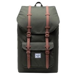 Rugtas Herschel Little America Dark Olive/Saddie Brown