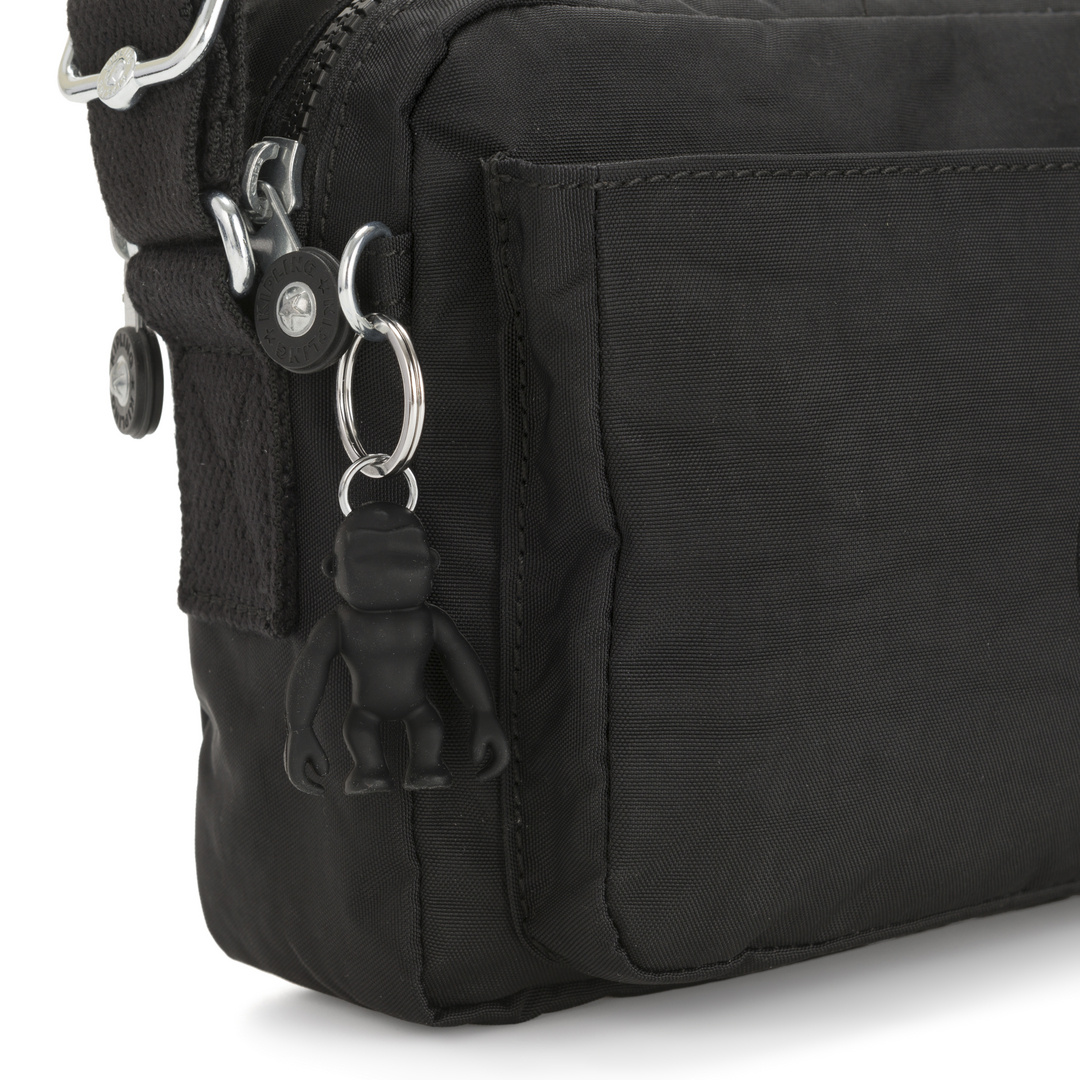 Kipling Schoudertas Abanu M Black Noir