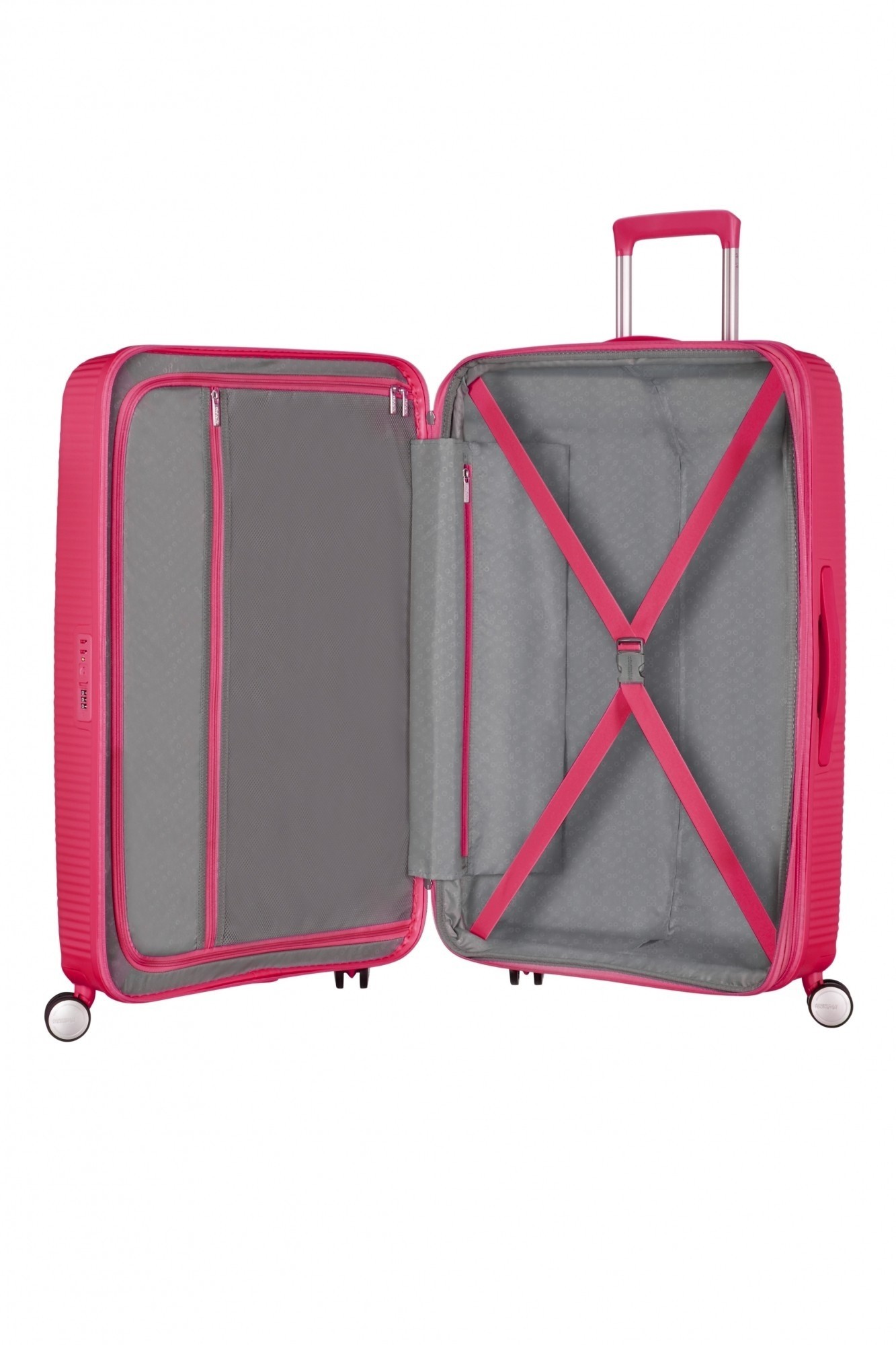 American Tourister Soundbox Spinner 77/28 TSA Exp. Lightning Pink